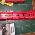 Too big to even get in the frame! Powdercoated the valve cover for the #toyota #landcruiser. @combsprotofab took care of me as always.

#inline6 #6inarowmakeshergo #projecttruck #powdercoating #engine #rebuild #bling #red #custom #fabrication #fj80 #fjcruiser #yota