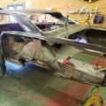 Floor is in and onto the quarter on our #forgotten #fairlane! We have a nice @autometaldirect full replacement quarter but it looks like we will need to order one of there outer wheelhouses as well.

#ford #fomoco #autometaldirect #fairlanefanatics #fairlaneclubofamerica #restoration #rebuild #projectcarhell #rust #sheetmetal #bodywork #fabrication #welding #hobart #snapon